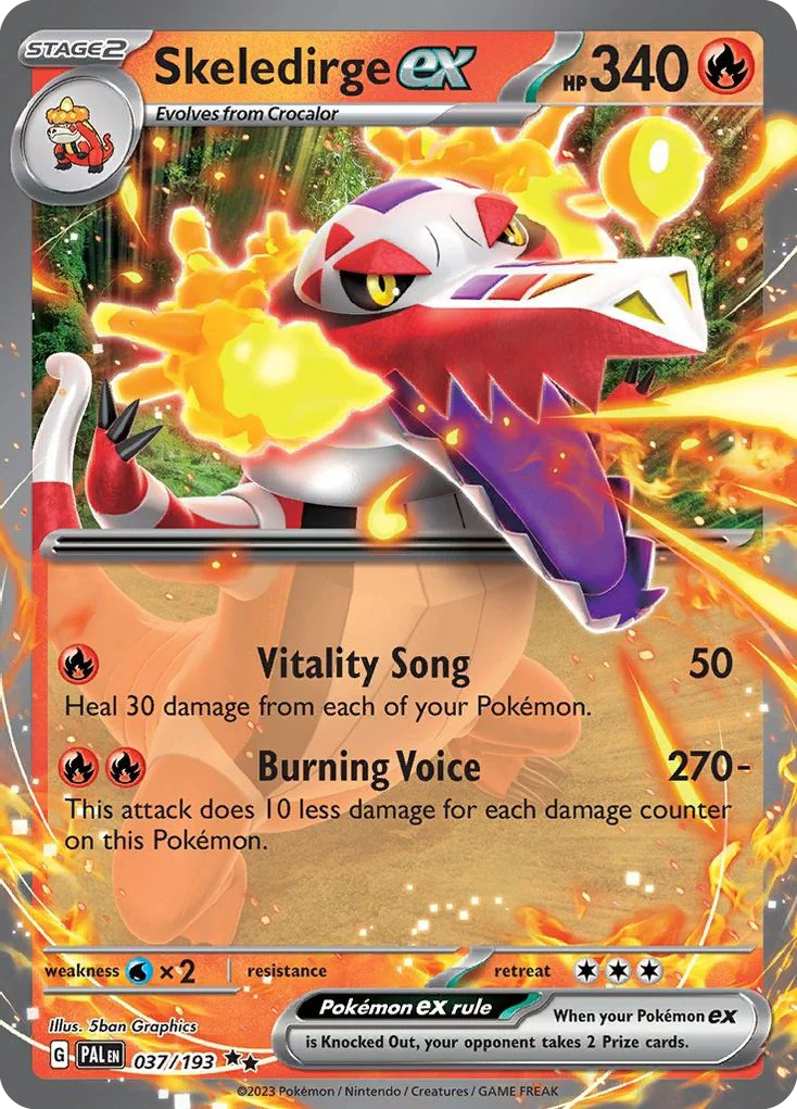 Skeledirge ex · Paldea Evolved