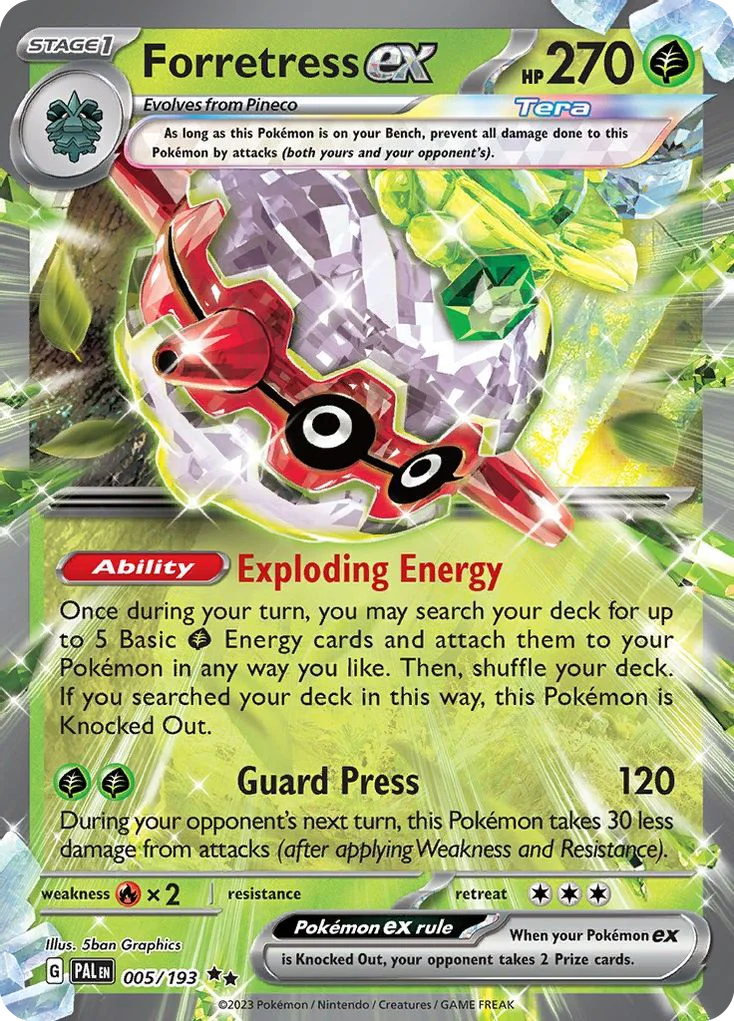 Forretress ex · Paldea Evolved