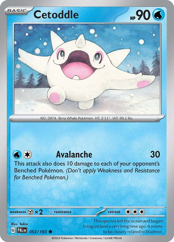 Cetoddle · Paldea Evolved
