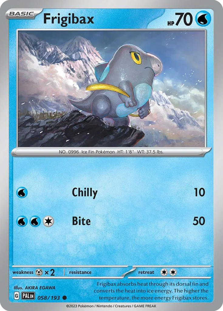 Frigibax · Paldea Evolved