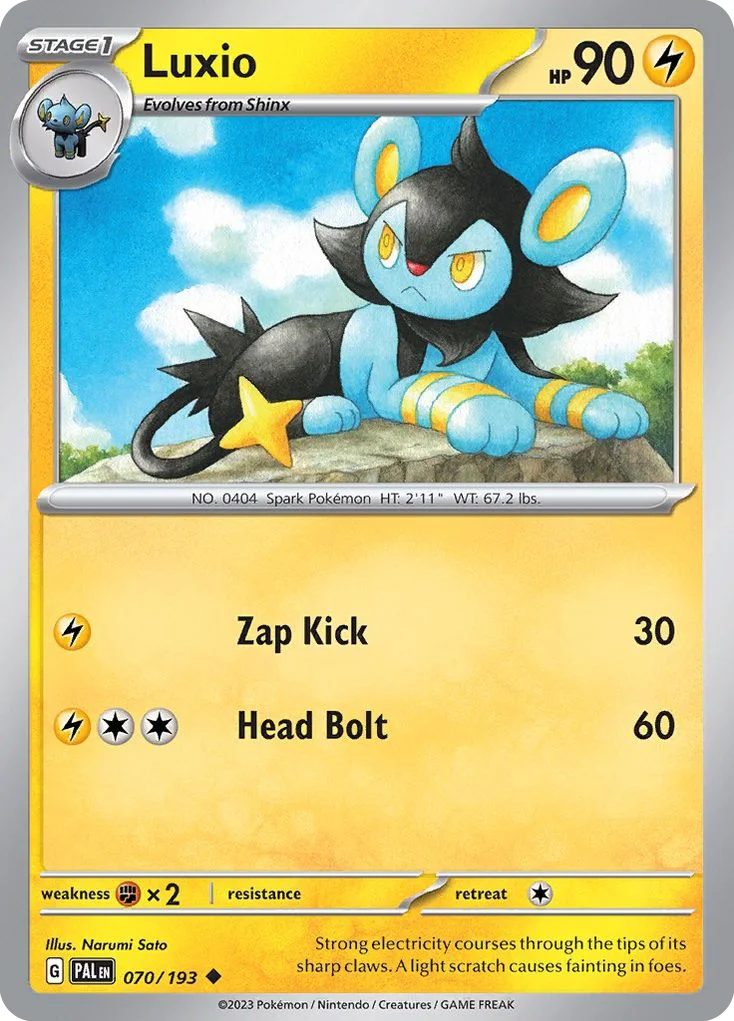 Luxio · Paldea Evolved