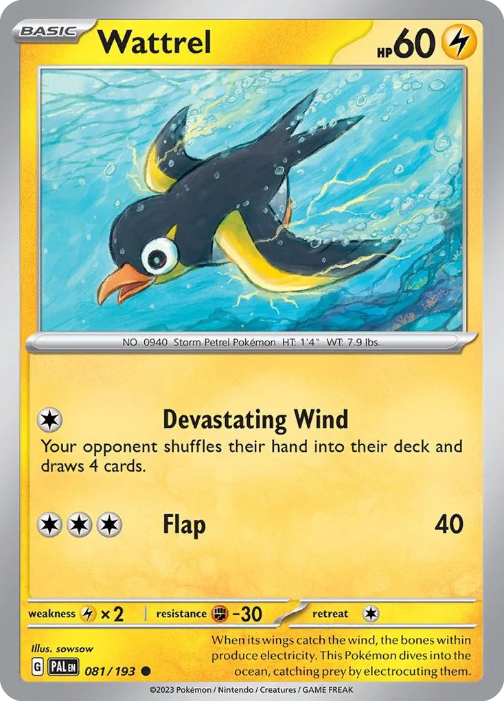 Wattrel · Paldea Evolved