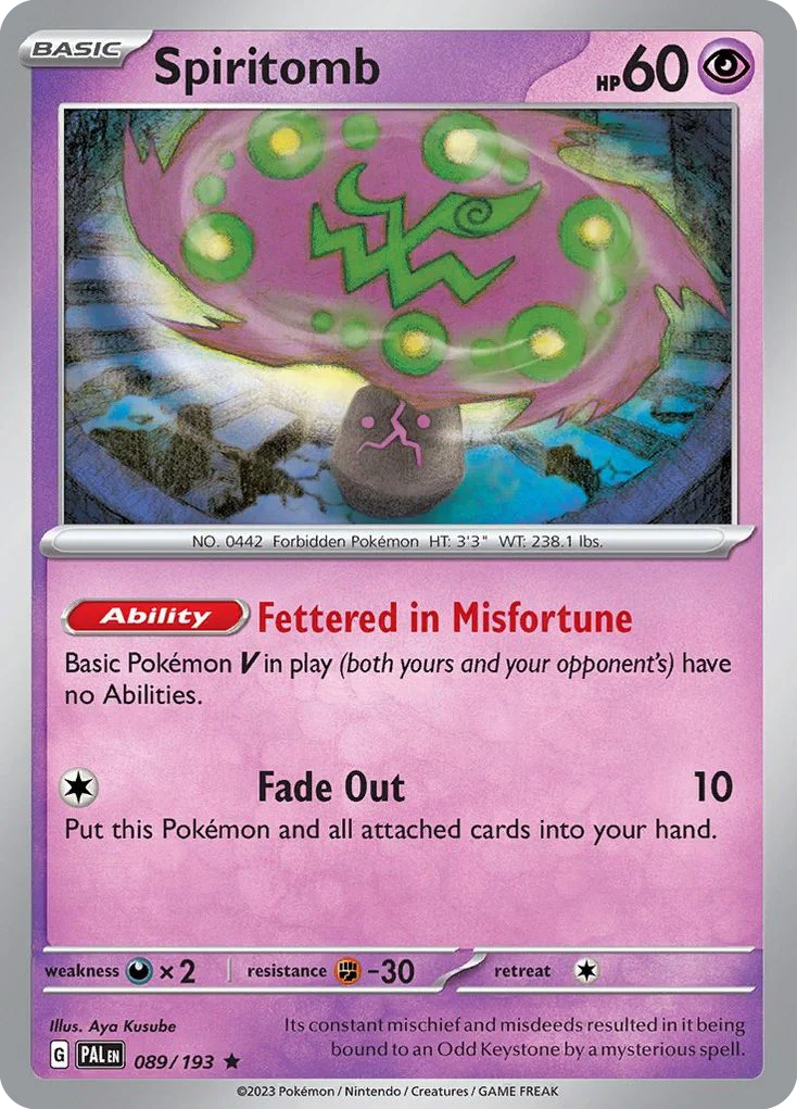 Spiritomb · Paldea Evolved