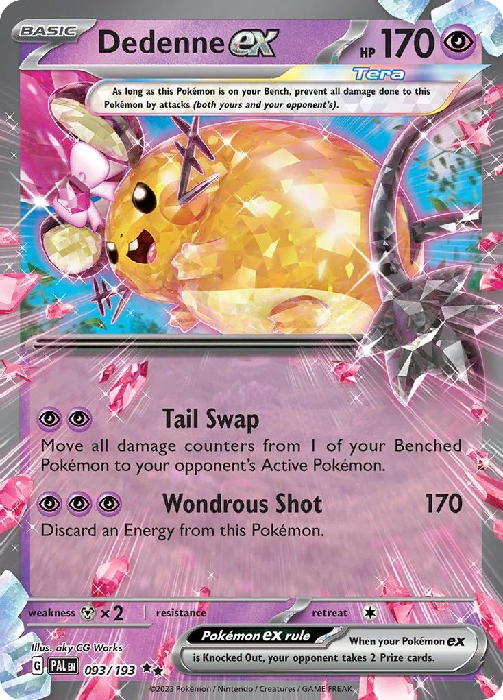 Dedenne ex · Paldea Evolved