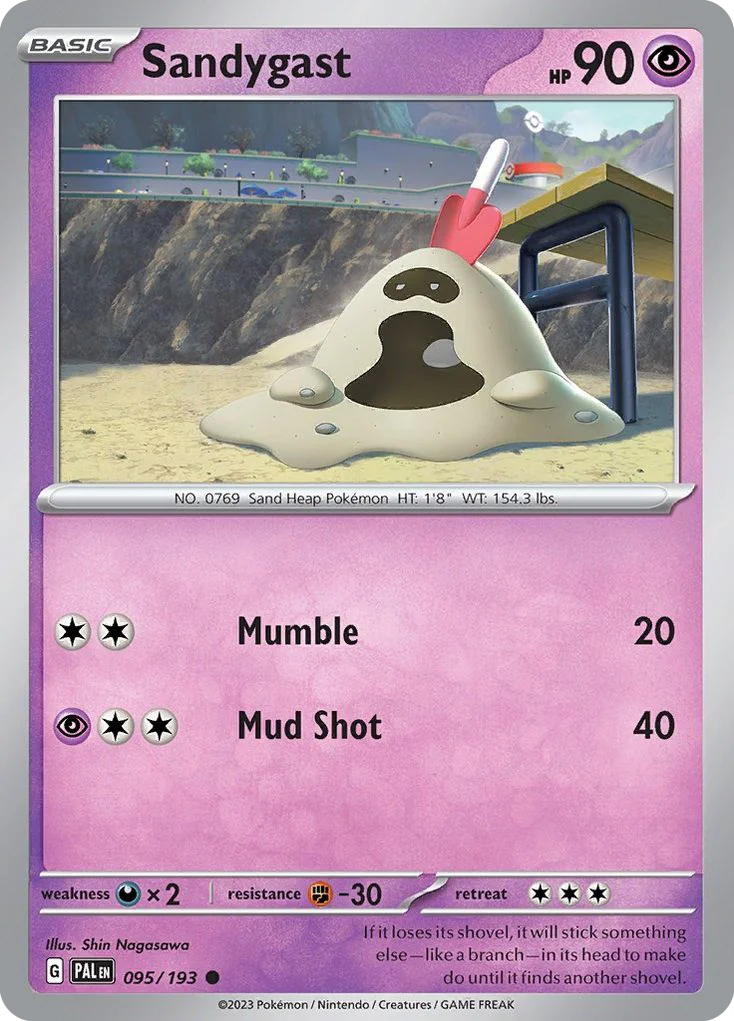 Sandygast · Paldea Evolved