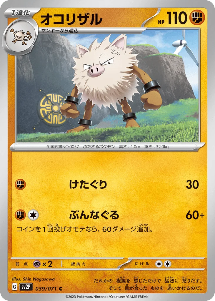 Primeape · Snow Hazard