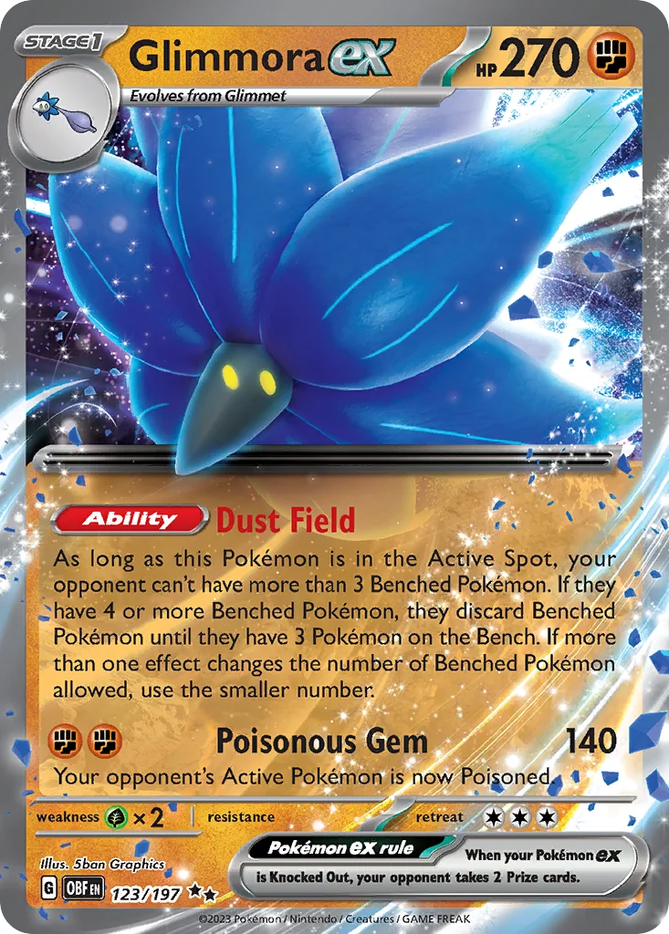 Glimmora ex · Obsidian Flames