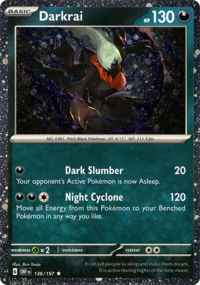 Darkrai · Obsidian Flames