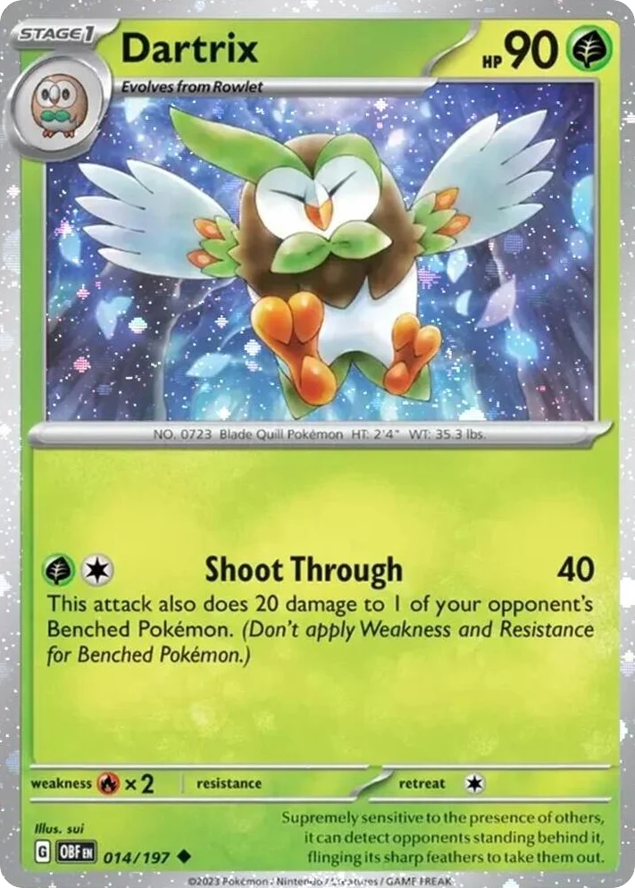 Dartrix · Obsidian Flames
