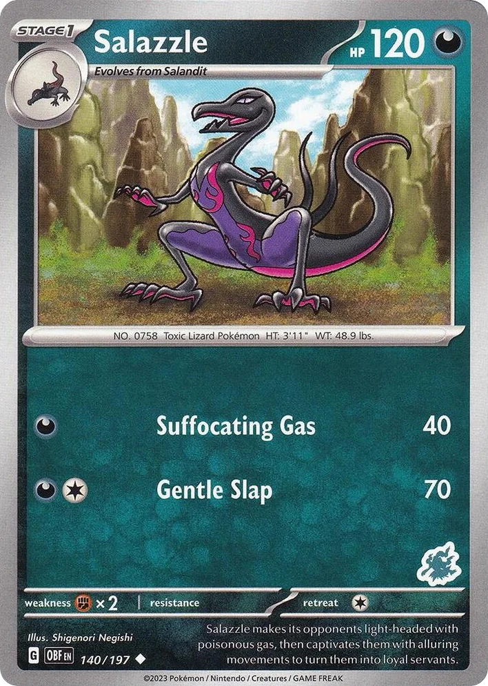 Salazzle · Obsidian Flames