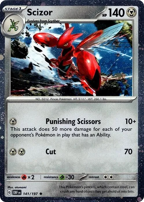 Scizor · Obsidian Flames