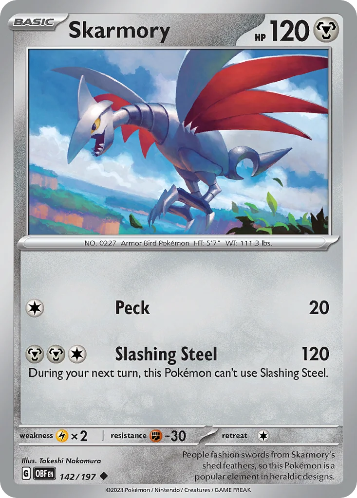 Skarmory · Obsidian Flames