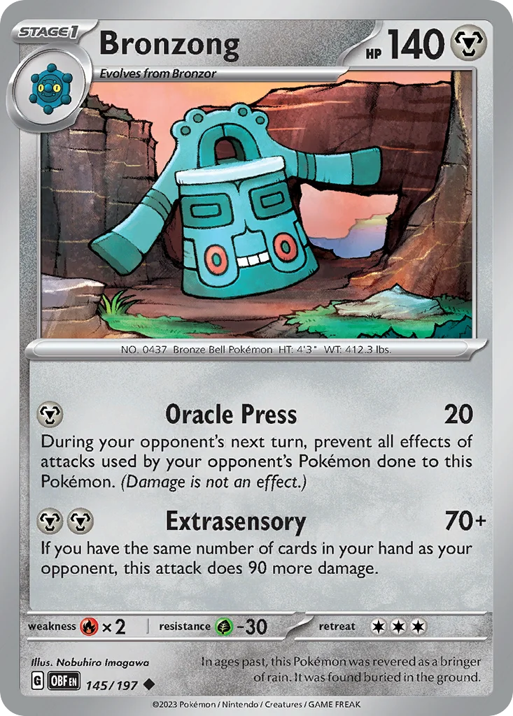 Bronzong · Obsidian Flames