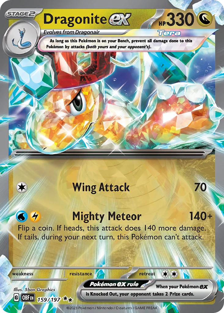 Dragonite ex · Obsidian Flames