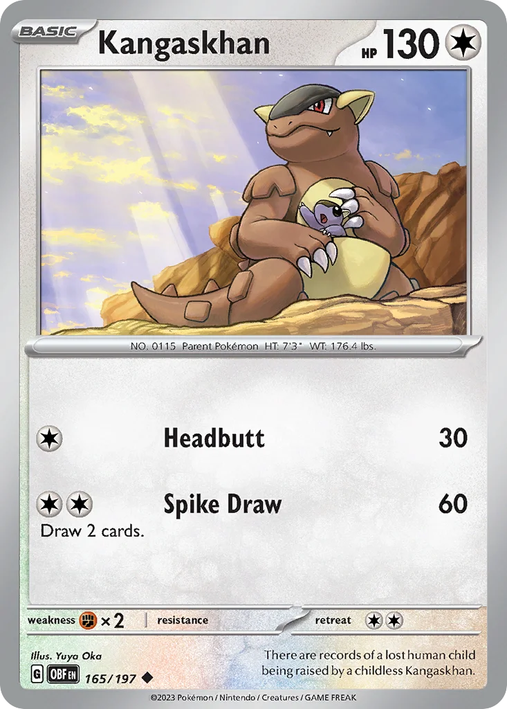 Kangaskhan · Obsidian Flames