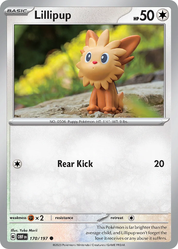 Lillipup · Obsidian Flames