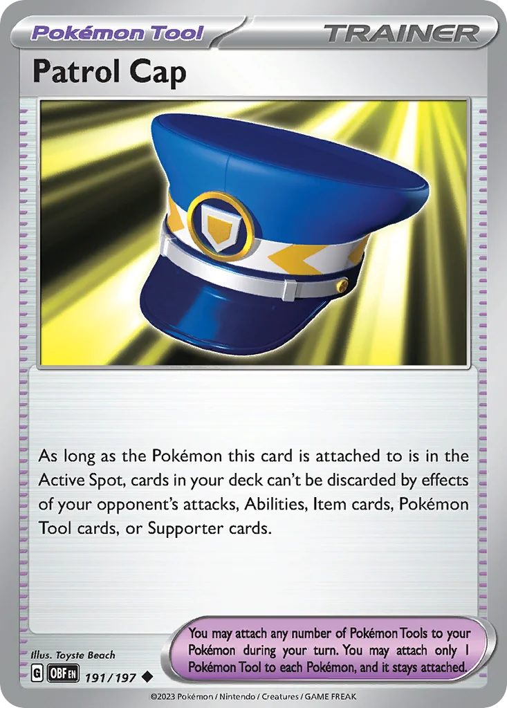 Patrol Cap · Obsidian Flames