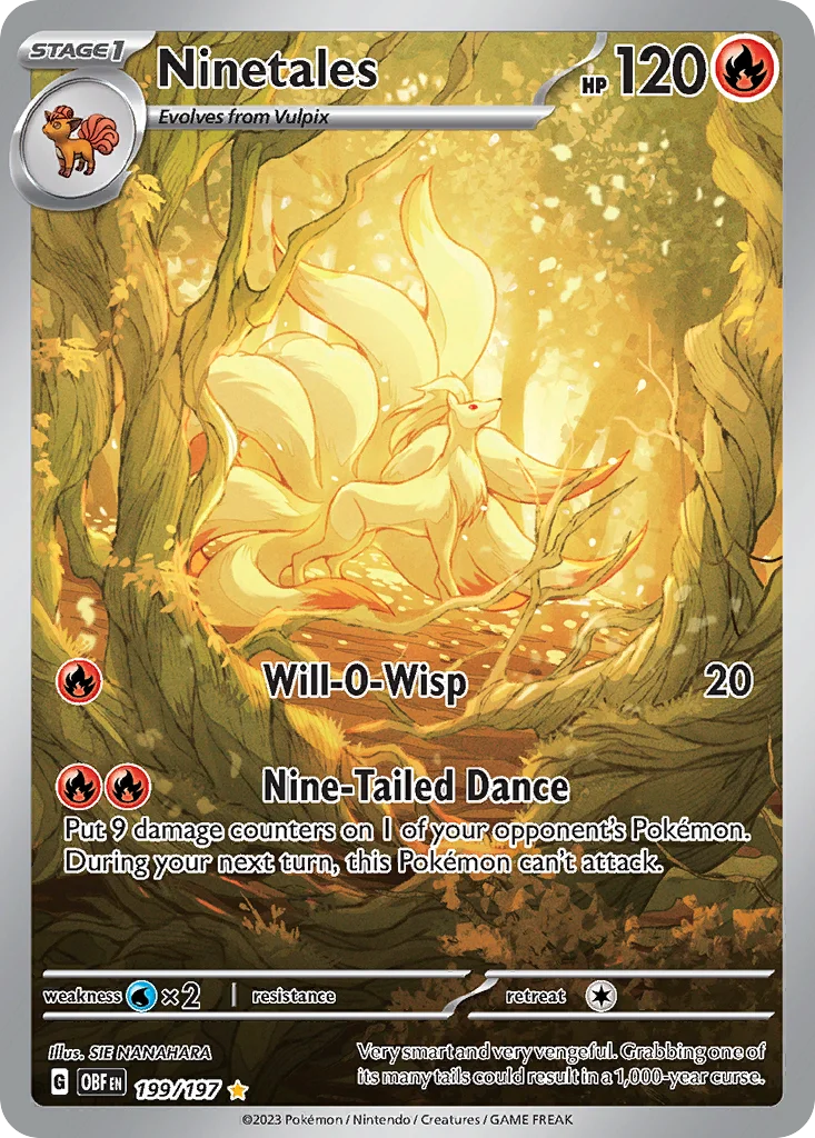 Ninetales · Obsidian Flames