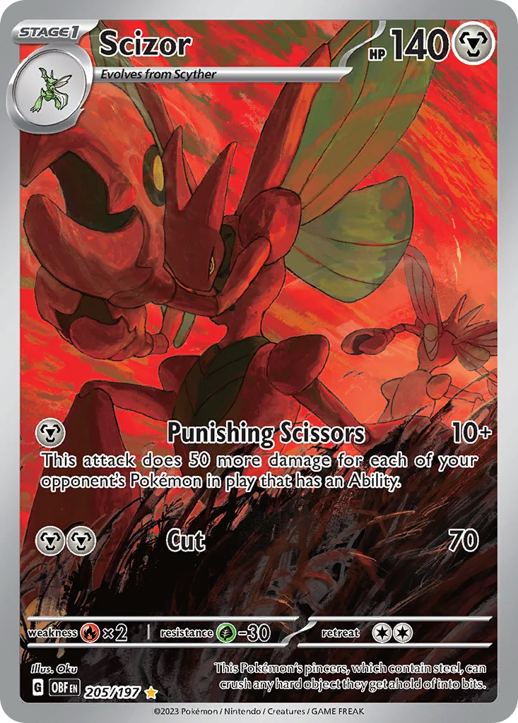 Scizor · Obsidian Flames