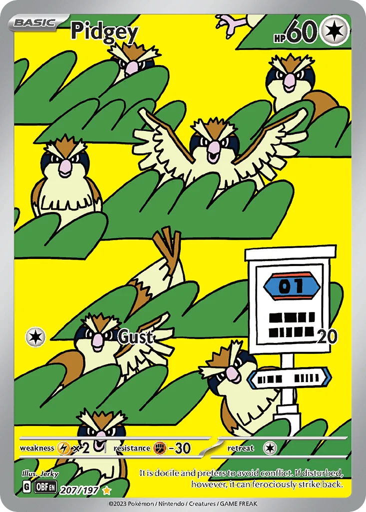 Pidgey · Obsidian Flames