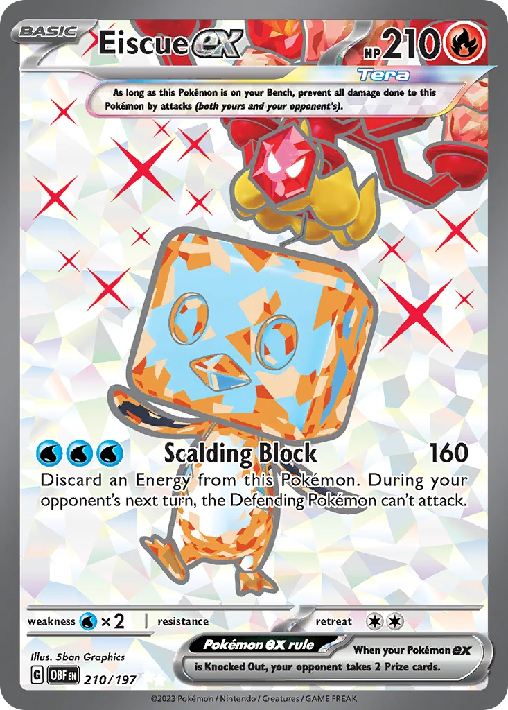 Eiscue ex · Obsidian Flames