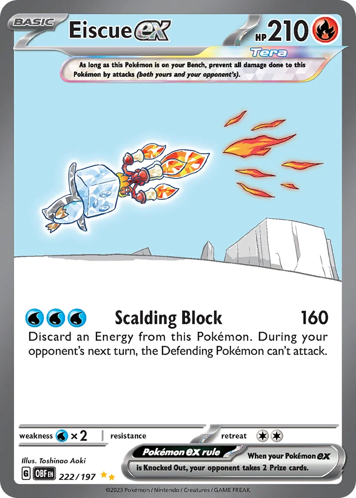 Eiscue ex · Obsidian Flames