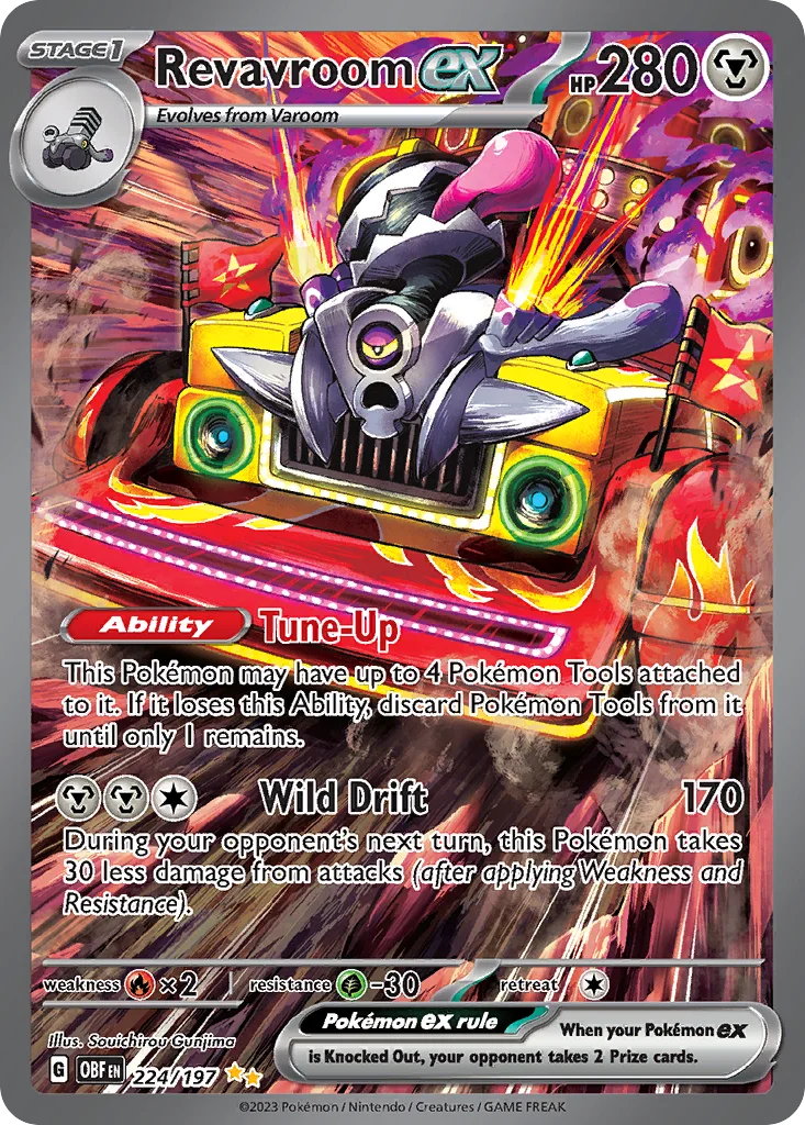 Revavroom ex · Obsidian Flames