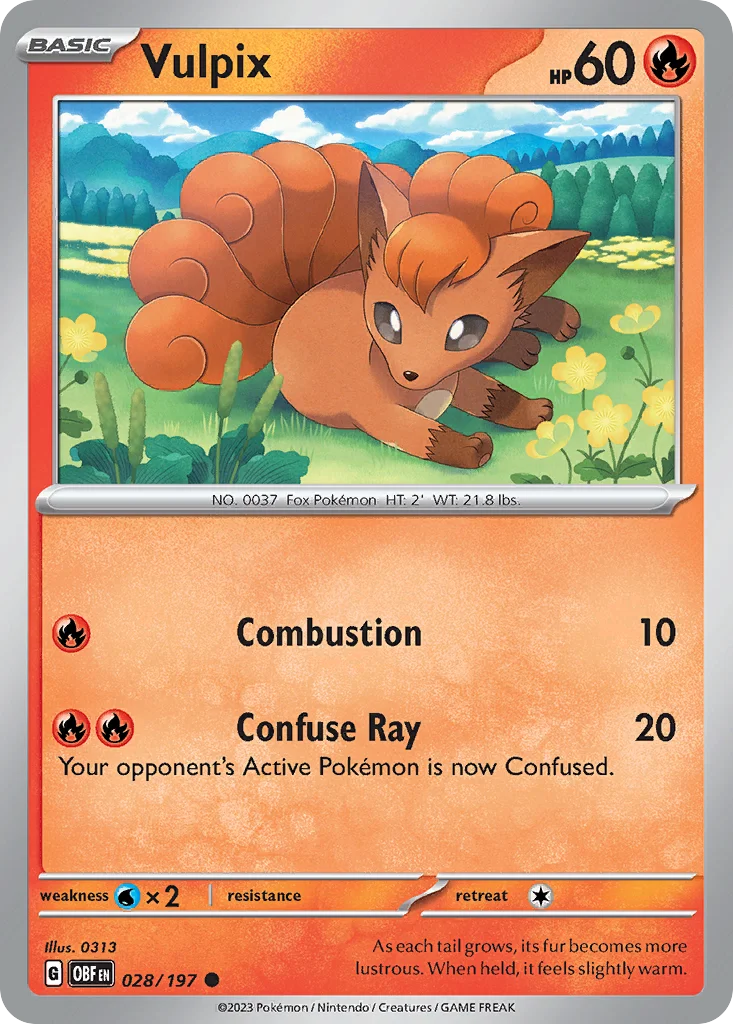 Vulpix · Obsidian Flames