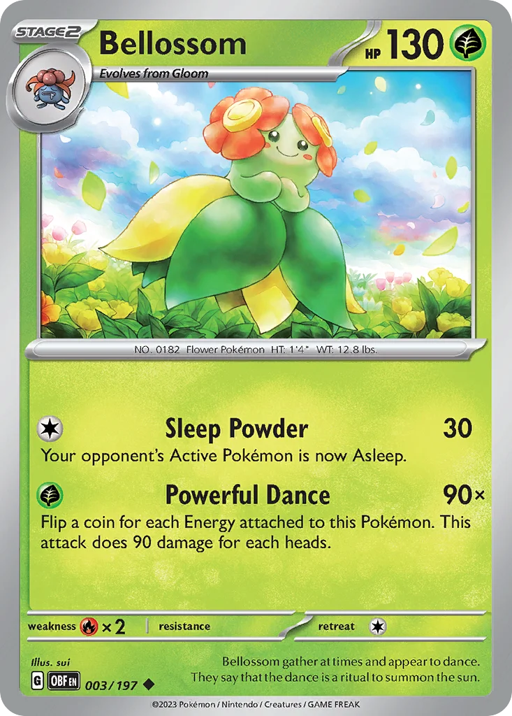 Bellossom · Obsidian Flames