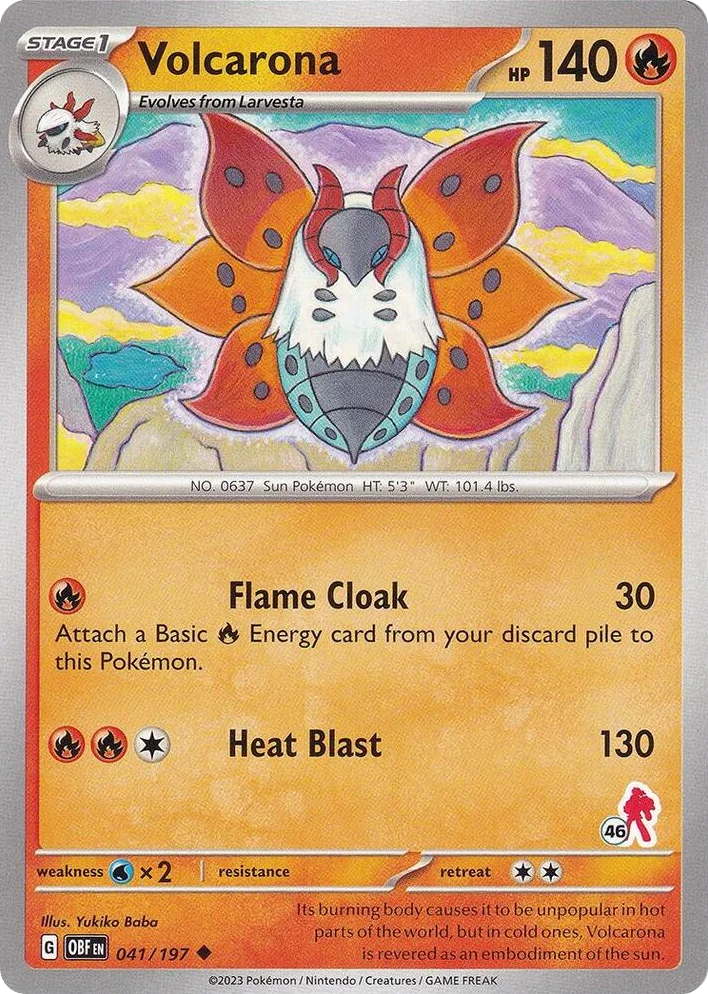 Volcarona · Obsidian Flames
