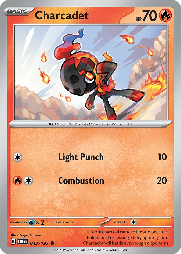 Charcadet · Obsidian Flames