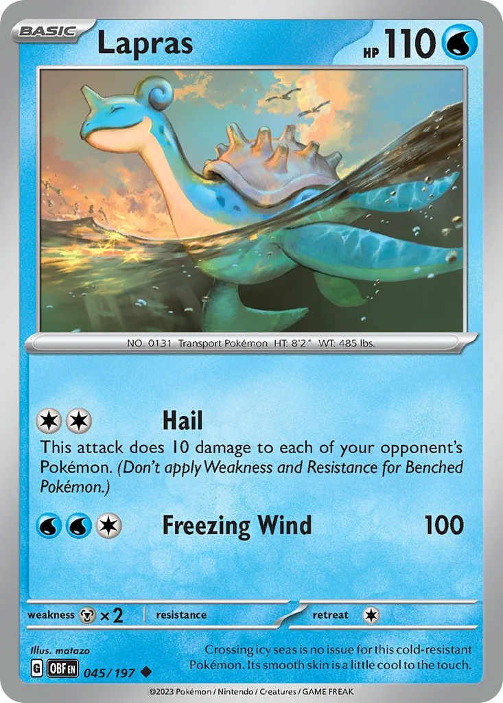Lapras · Obsidian Flames