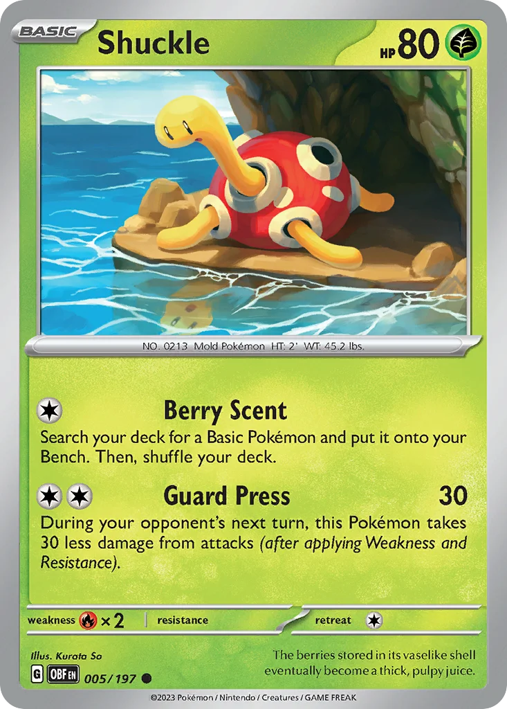 Shuckle · Obsidian Flames