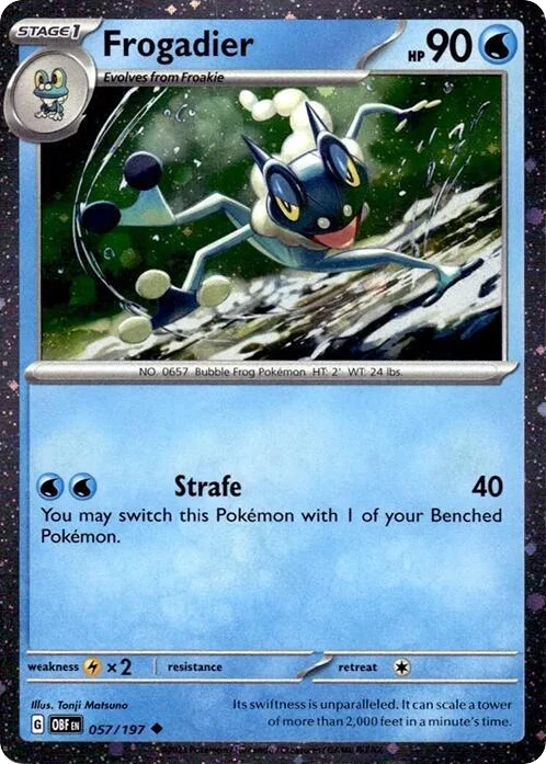 Frogadier · Obsidian Flames