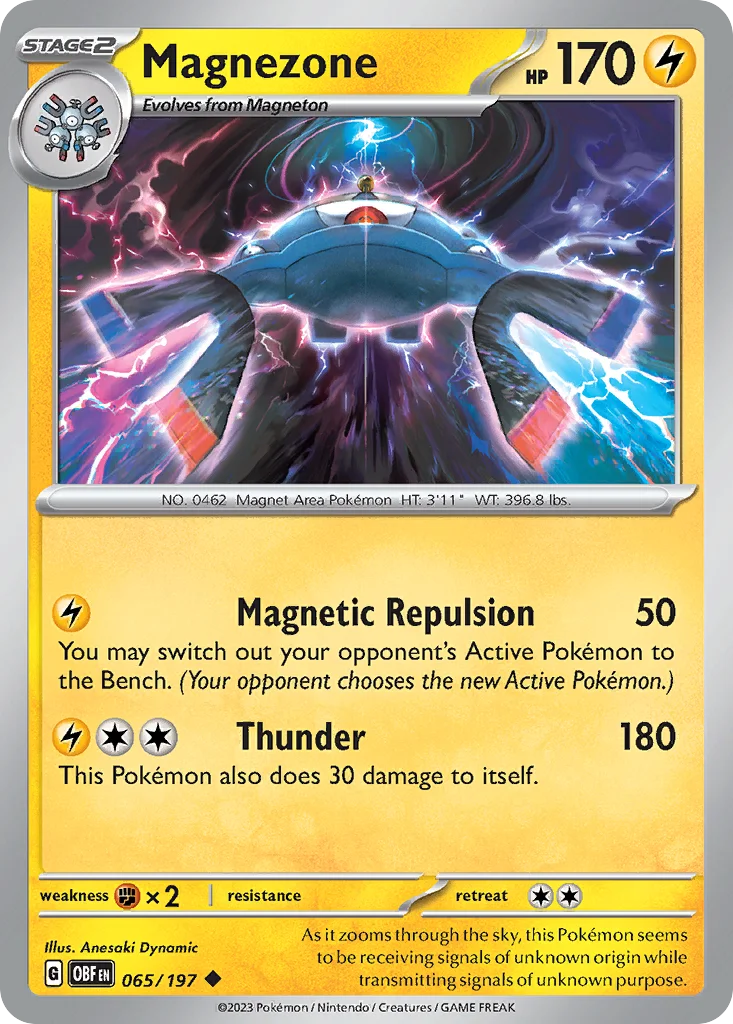 Magnezone · Obsidian Flames
