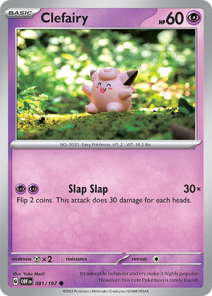 Clefairy · Obsidian Flames