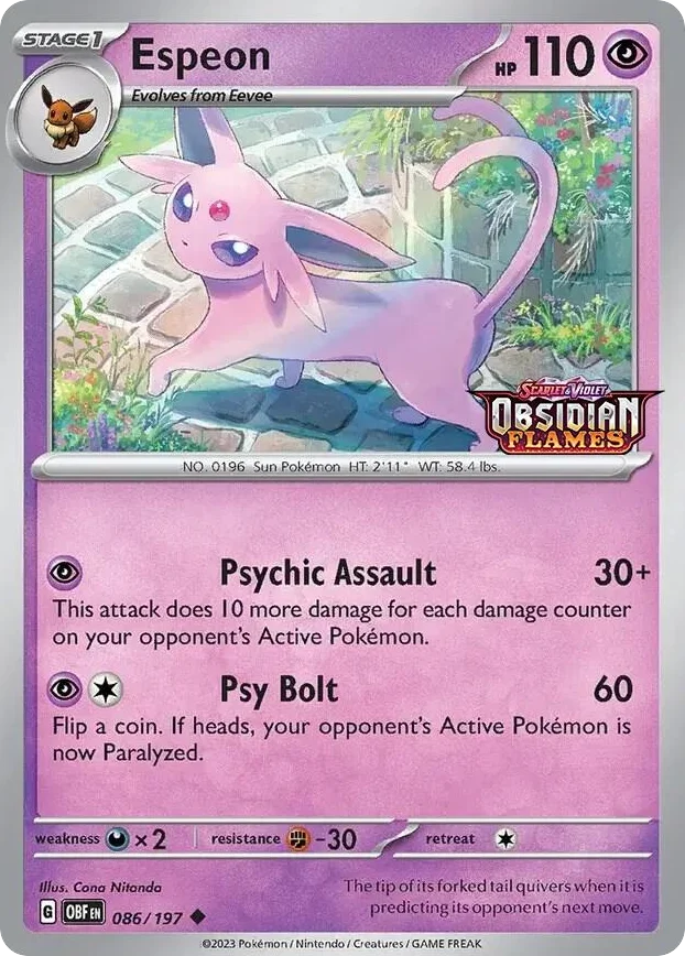 Espeon · Obsidian Flames