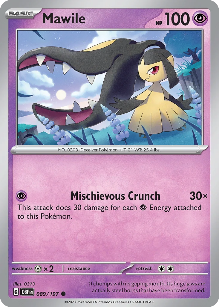 Mawile · Obsidian Flames