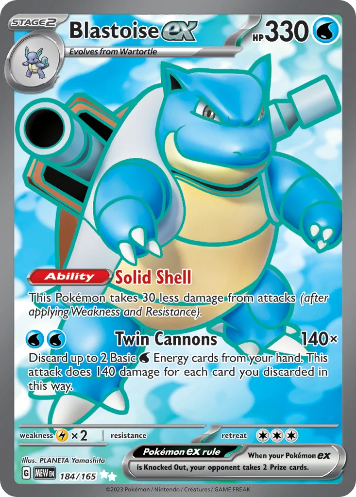 Blastoise ex · 151
