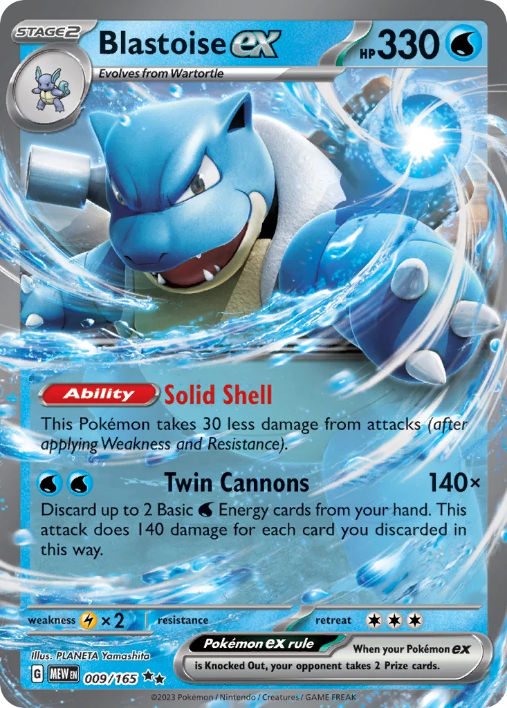 Blastoise ex · 151
