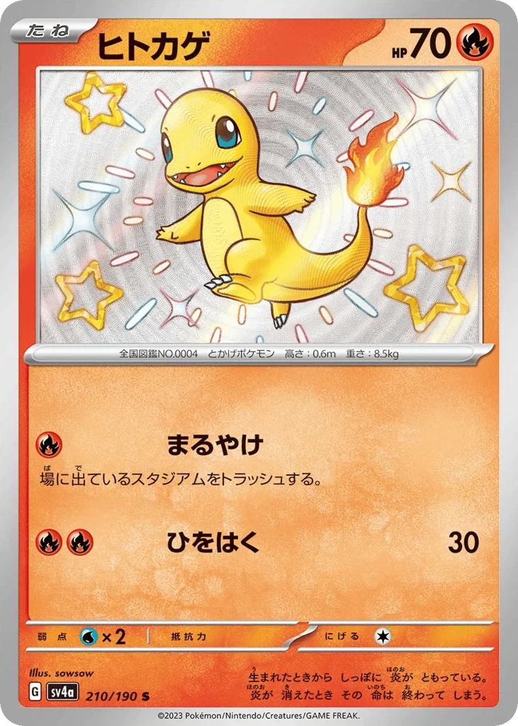 Charmander · Shiny Treasure ex