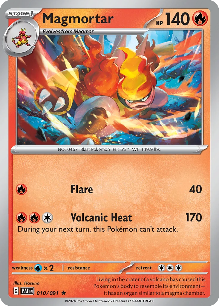 Magmortar · Paldean Fates