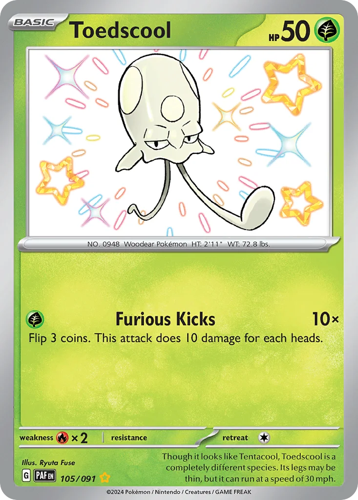Toedscool · Paldean Fates