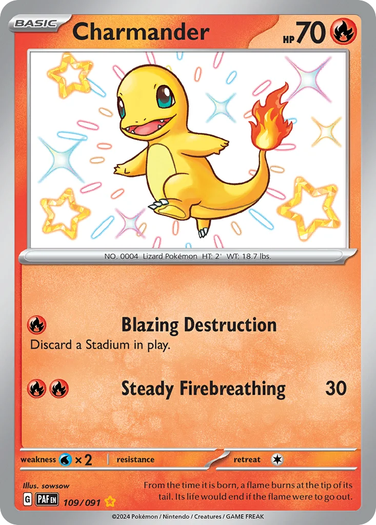 Charmander · Paldean Fates