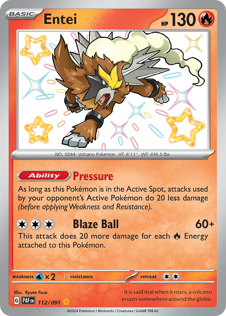 Entei · Paldean Fates