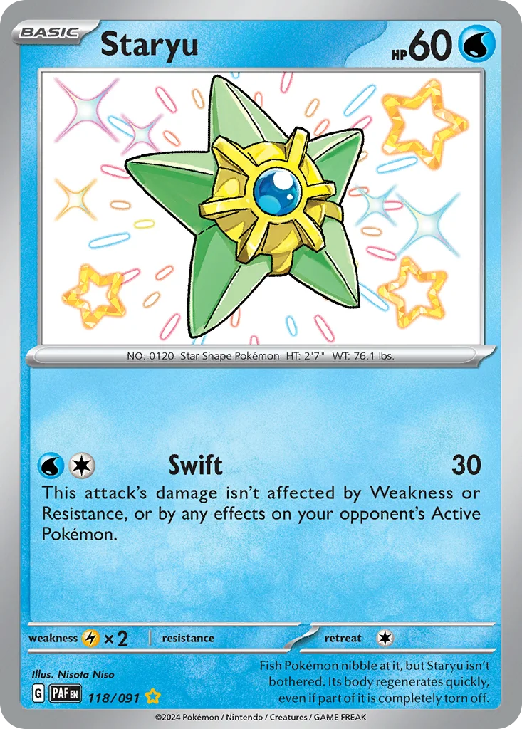 Staryu · Paldean Fates