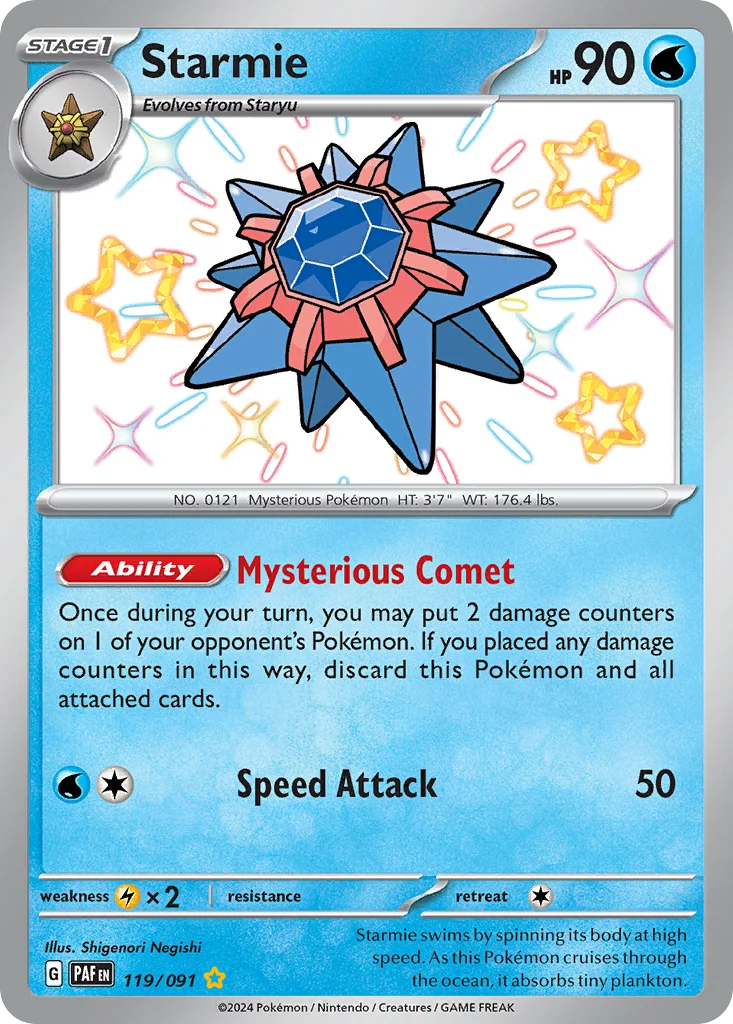 Starmie · Paldean Fates