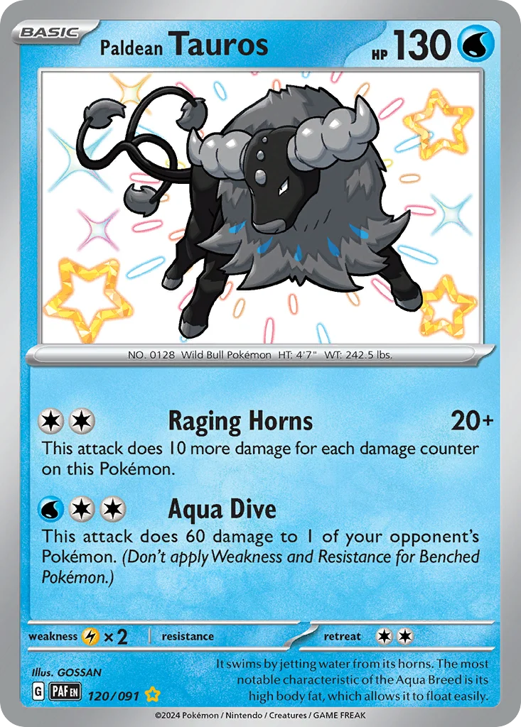 Paldean Tauros · Paldean Fates