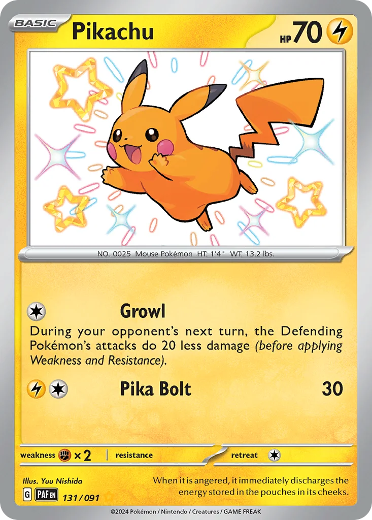 Pikachu · Paldean Fates