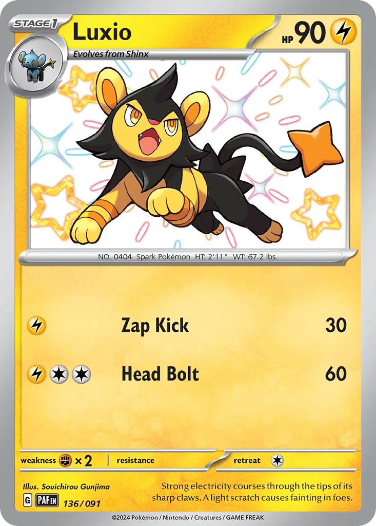 Luxio · Paldean Fates